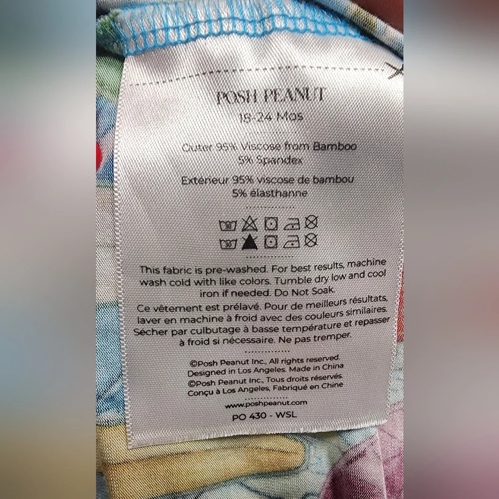 Posh Peanut Bamboo Spaghetti Strap onesie